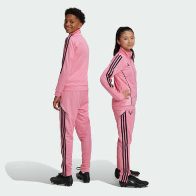 Baby pink adidas track pants on sale