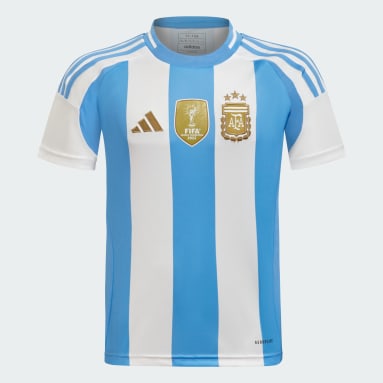 Camiseta Titular Argentina 24 (Niños) Blanco Niño Fútbol