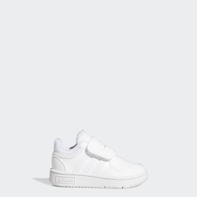 Scarpe Hoops Bianco Bambini Sportswear
