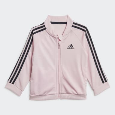 Børn Sportswear Pink 3-Stripes Tricot træningsdragt