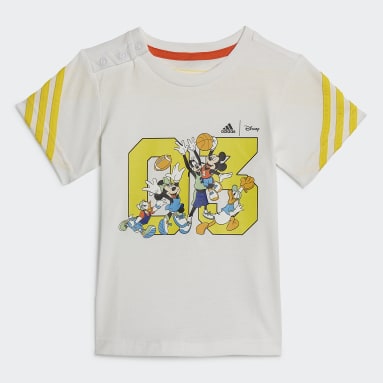 Completo adidas x Disney Mickey Mouse Summer Bianco Bambini Sportswear