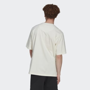 Erkek Sportswear Beyaz Oversized Tişört