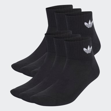 Originals černá Ponožky Mid Ankle –⁠ 6 párů
