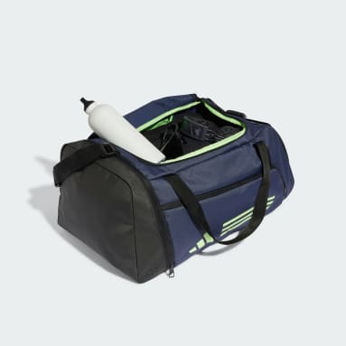 Training Blue Essentials 3-Stripes Duffel Bag