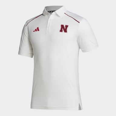 Men's Training White Nebraska Classic Polo Shirt