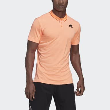 Men Tennis Orange Tennis Freelift Polo Shirt
