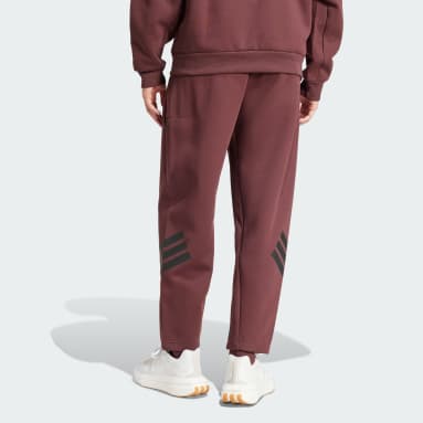 Adidas black pants red stripe deals