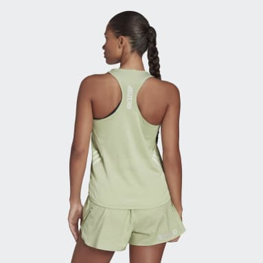 Parley Adizero Run Tanktopp Grønn