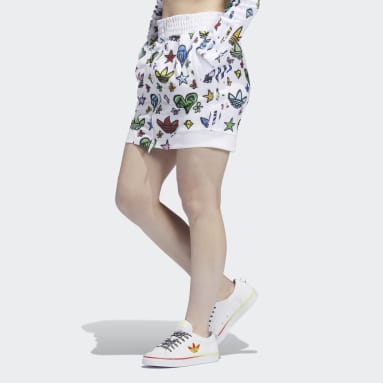 Women's Originals White Jeremy Scott Monogram Skirt