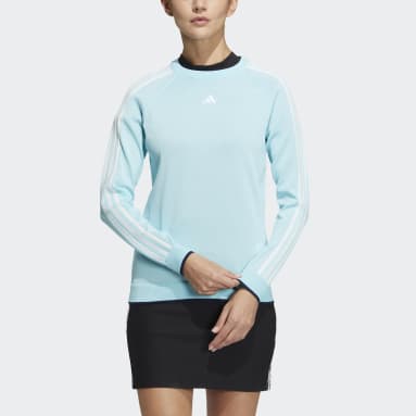 Women Golf Blue 3S 긴팔 풀오버 스웨터