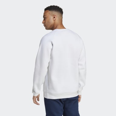 Männer Originals Trefoil Essentials Sweatshirt Weiß