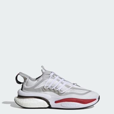 Men's Sportswear White Nebraska Alphaboost V1 Shoes