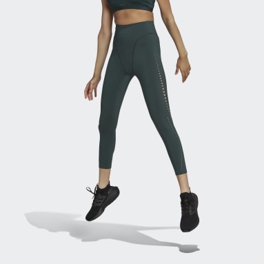 Legging adidas Performance Heat Verde - Compre Agora