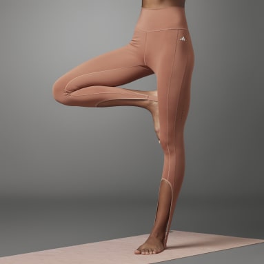 Leggings da yoga Collective Power Studio Marrone Donna Fitness & Training