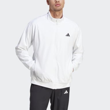 Άνδρες Τένις Λευκό Tennis Velour Pro Jacket