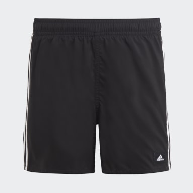 Kluci Sportswear černá Plavecké šortky 3-Stripes
