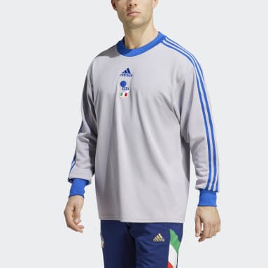 Heren Voetbal grijs Italië Icon Keepersshirt