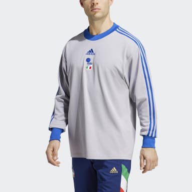 남성 Football Grey 이탈리아 아이콘 골키퍼 저지