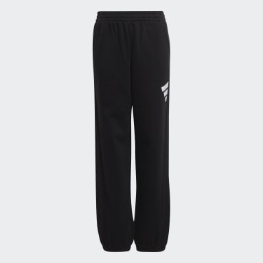 Pantalon Future Icons 3-Stripes Fleece Noir Enfants Sportswear