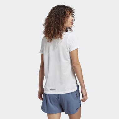 Women terrex White 테렉스 아그라빅 트레일 러닝 티