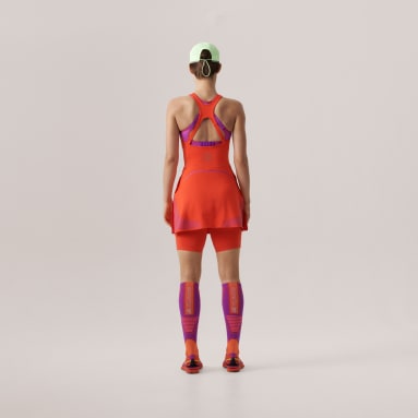 Vestido adidas by Stella McCartney TruePace Running Naranja Mujer adidas by Stella McCartney