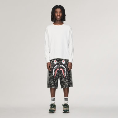 SHARK DENIM JORTS BAPE