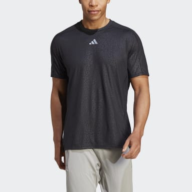 Polera de Entrenamiento Estampada PU Negro Hombre Training