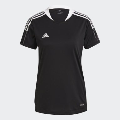 Camiseta de Entrenamiento Tiro 21 Negro Mujer Fútbol
