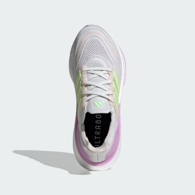 Women Running White Ultraboost Light Shoes