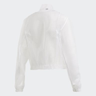 Frauen Sportswear Transparent VRCT Jacke Weiß