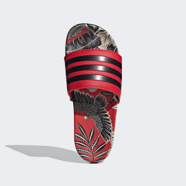 Chinelo Adilette Comfort Flamengo x Farm Rio