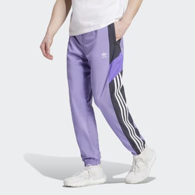 Men Originals Purple adidas Rekive Woven Track Pants