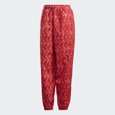 Pantalones rojos mujer adidas