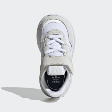 Kids Originals White Retropy F2 Shoes