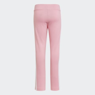 Mallas Essentials 3 Franjas Rosa Niña Sportswear