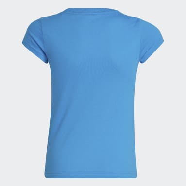 Playera adidas Essentials Azul Niña Sportswear