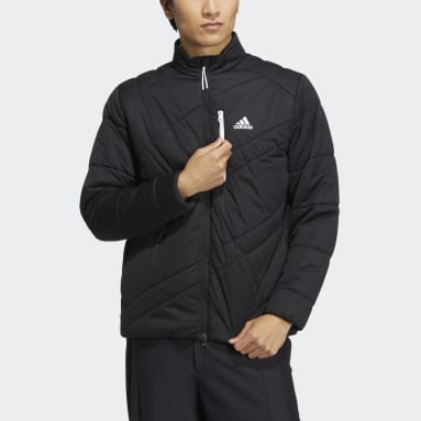 남성 Golf Black 윈드레디 긴팔 패디드 탑