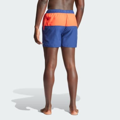 Men Sportswear Blue Colorblock CLX Swim Shorts