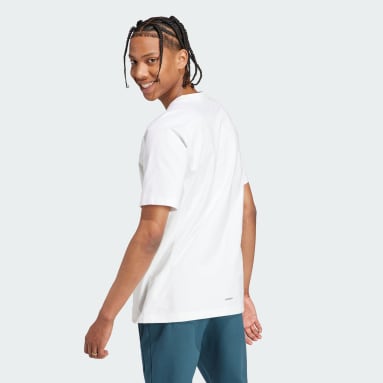 T-shirt adidas Z.N.E. Bianco Uomo Sportswear