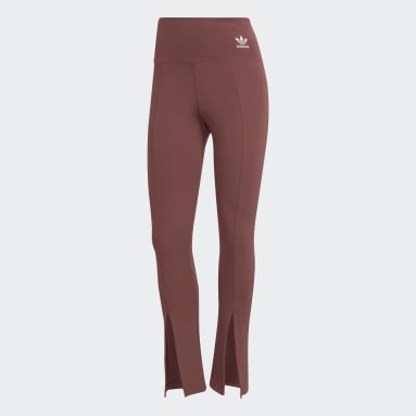 Mallas SST Adicolor Classics Open Hem Burgundy Mujer Originals