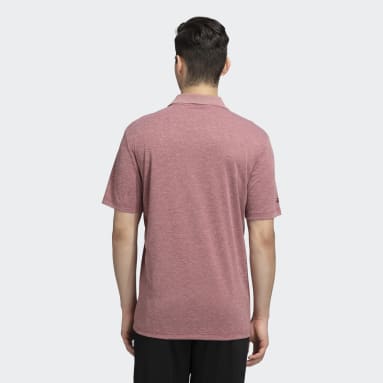 Men Golf Burgundy Performance Golf Polo Shirt
