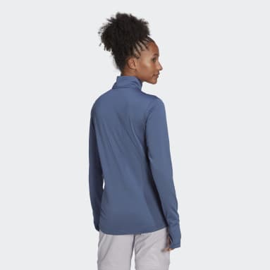Sudadera técnica Terrex Multi 1/2 Zip Fleece Azul Mujer TERREX
