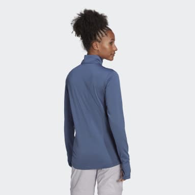 Sweat-shirt à 1/2 zip en molleton Terrex Multi Bleu Femmes TERREX