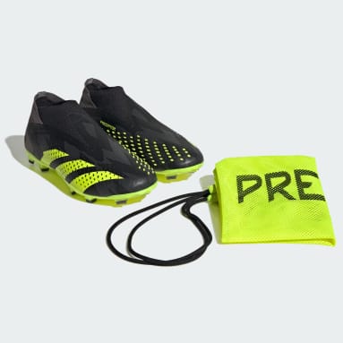 Children Soccer Black Predator Accuracy Injection+ Firm Ground Soccer Cleats