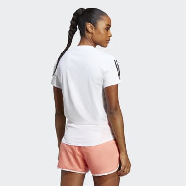 ผู้หญิง วิ่ง สีขาว เสื้อยืด Own the Run