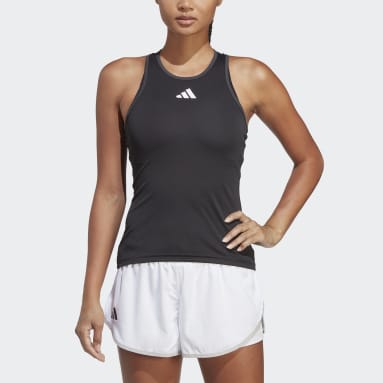 Camiseta de tenis para mujer y hombre, Negro 