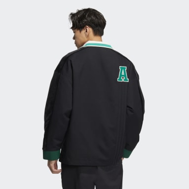 남성 Lifestyle Green 안티 유니버시티 재킷
