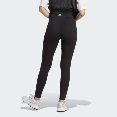 adidas High waist flared fit legging met split • Antraciet • de Bijenkorf