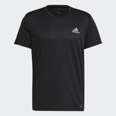 Männer Running Fast Primeblue T-Shirt Schwarz