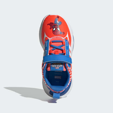 Chaussure adidas x Marvel Super Hero Adventures Spider-Man Racer TR21 Orange Enfants Sportswear